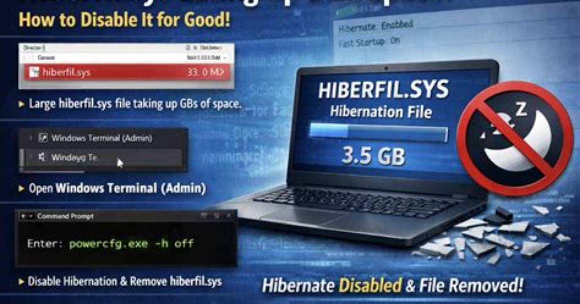 Quick Answer: How to Delete Hiberfil. Sys Windows 10?