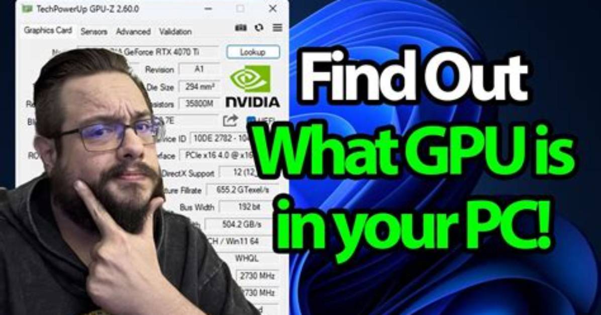 Quick Answer: How to Find Gpu on Windows 10?