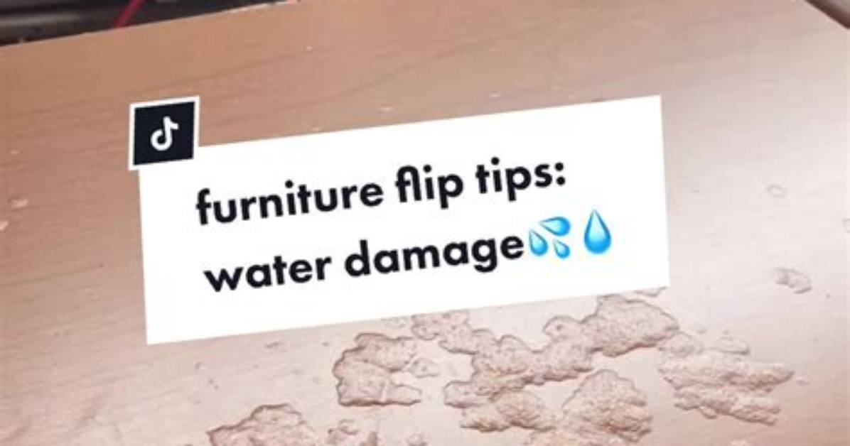 Quick Answer: How to Fix Water Damaged Wood Table