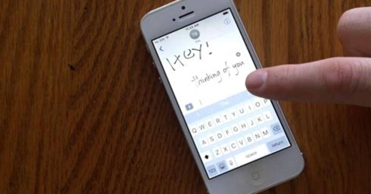 Quick Answer: How to Handwritten Message Ios 10?