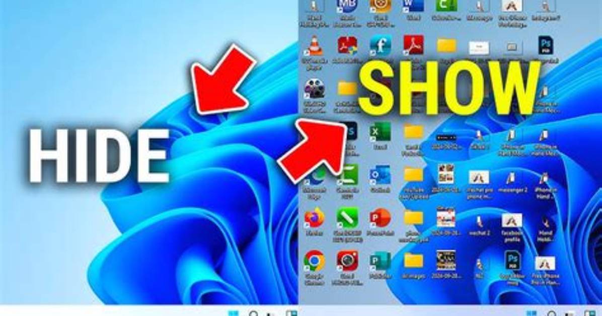 Quick Answer: How to Hide Desktop Icons Windows 10?