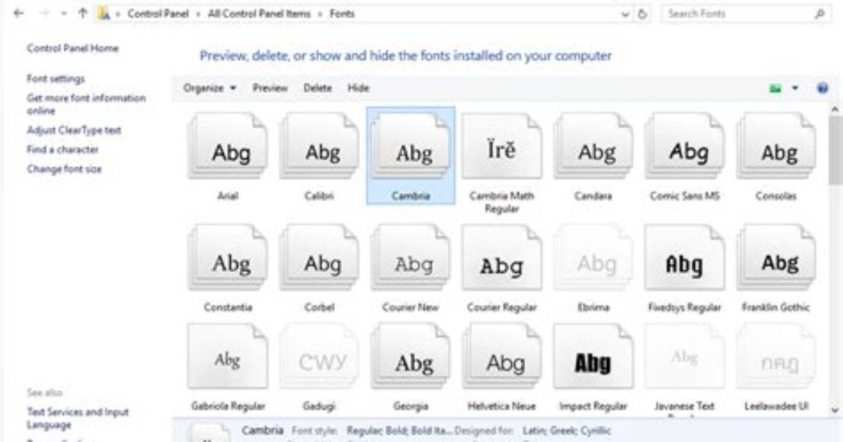Quick Answer: How to Install a Font Windows 7?