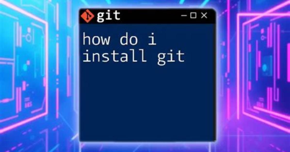 Quick Answer: How to Install Git on Linux?
