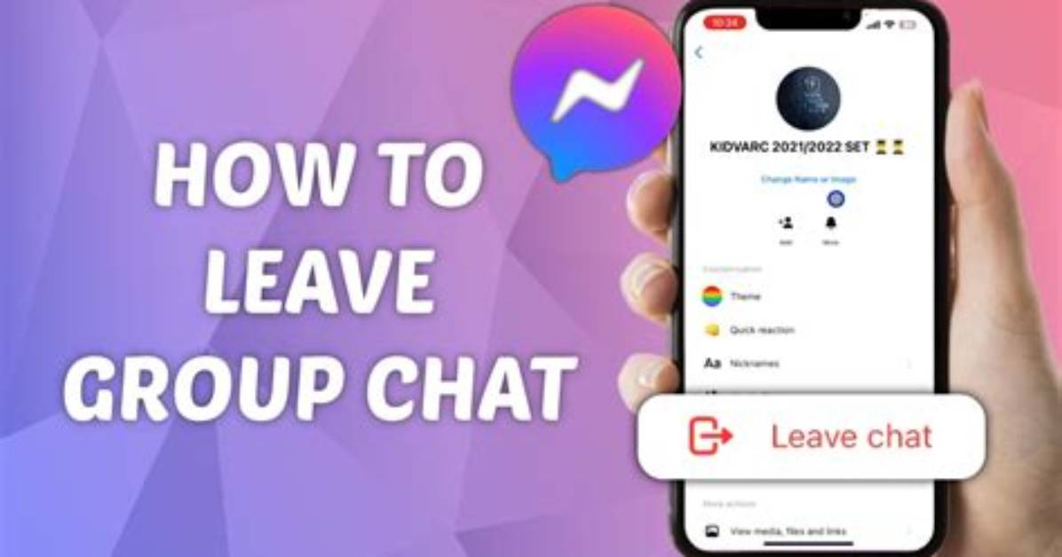 Quick Answer: How to Leave Group Chat Android?