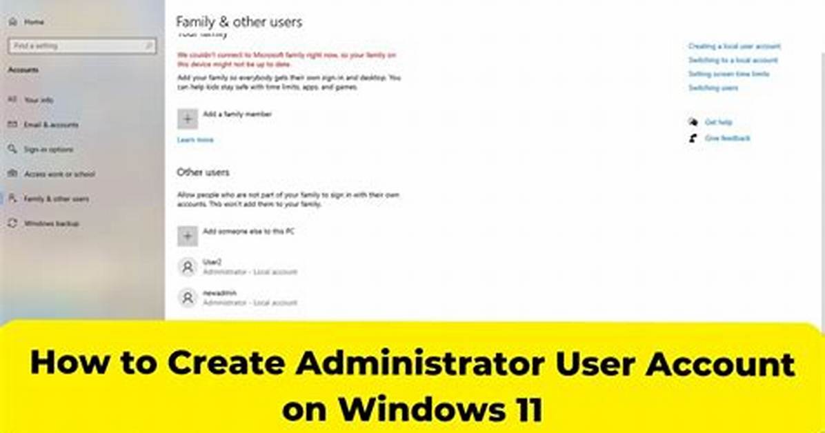 Quick Answer: How to Make Account Administrator Windows 10?