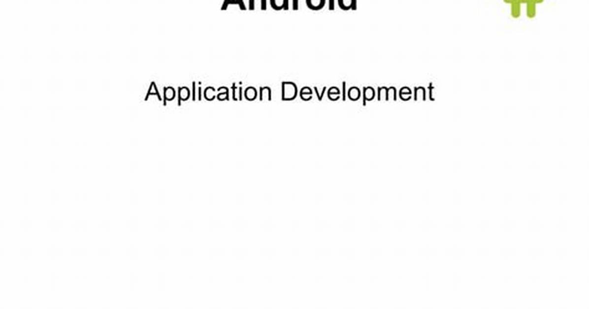 Quick Answer: How to Make Android Application?