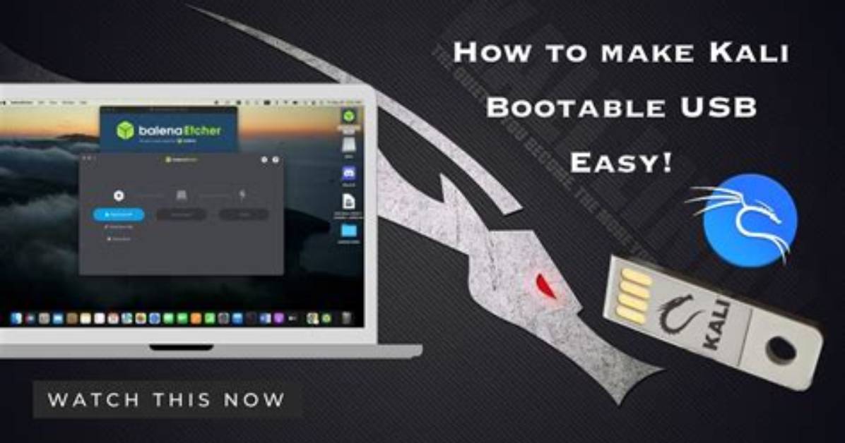 Quick Answer: How to Make Bootable Kali Linux Usb?