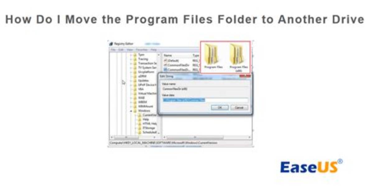 Quick Answer: How to Move Program Files X86 to Another Drive Windows 10?
