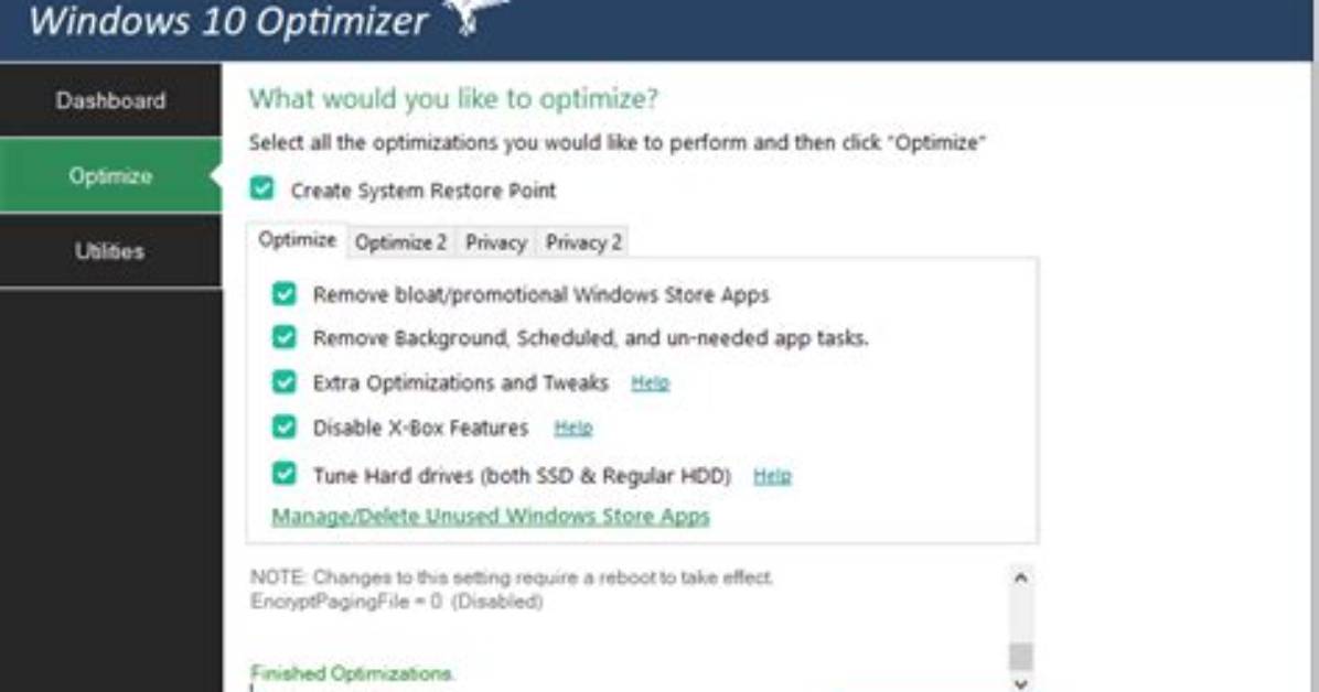 Quick Answer: How to Optimize Windows 10?