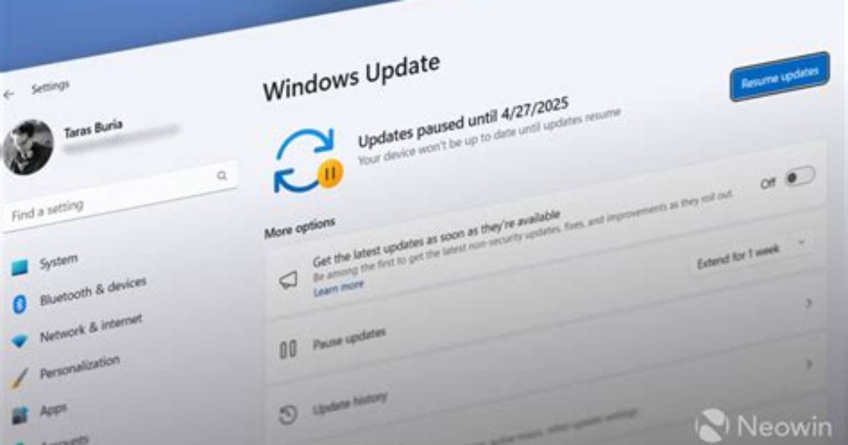 Quick Answer: How to Pause Windows Updates?