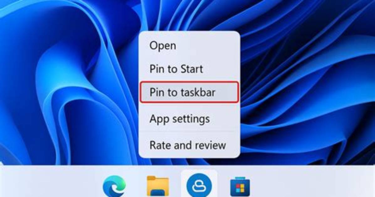 Quick Answer: How to Pin to Taskbar Windows 10?