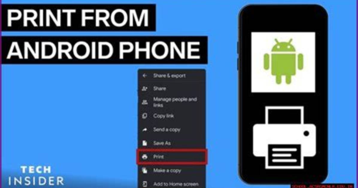 Quick Answer: How to Print from Android Tablet?
