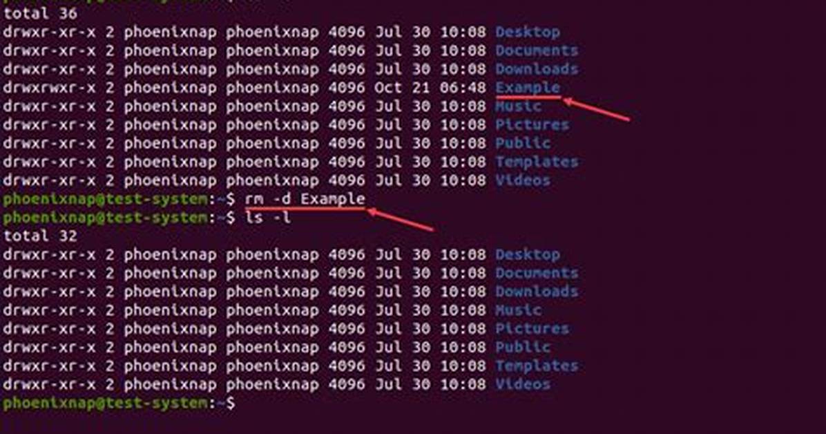 Quick Answer: How to Remove Directory Linux?