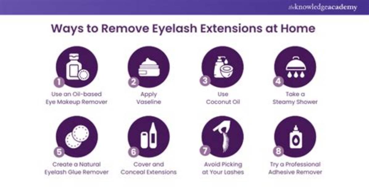 Quick Answer: How to Remove Eyelash Extensions Diy