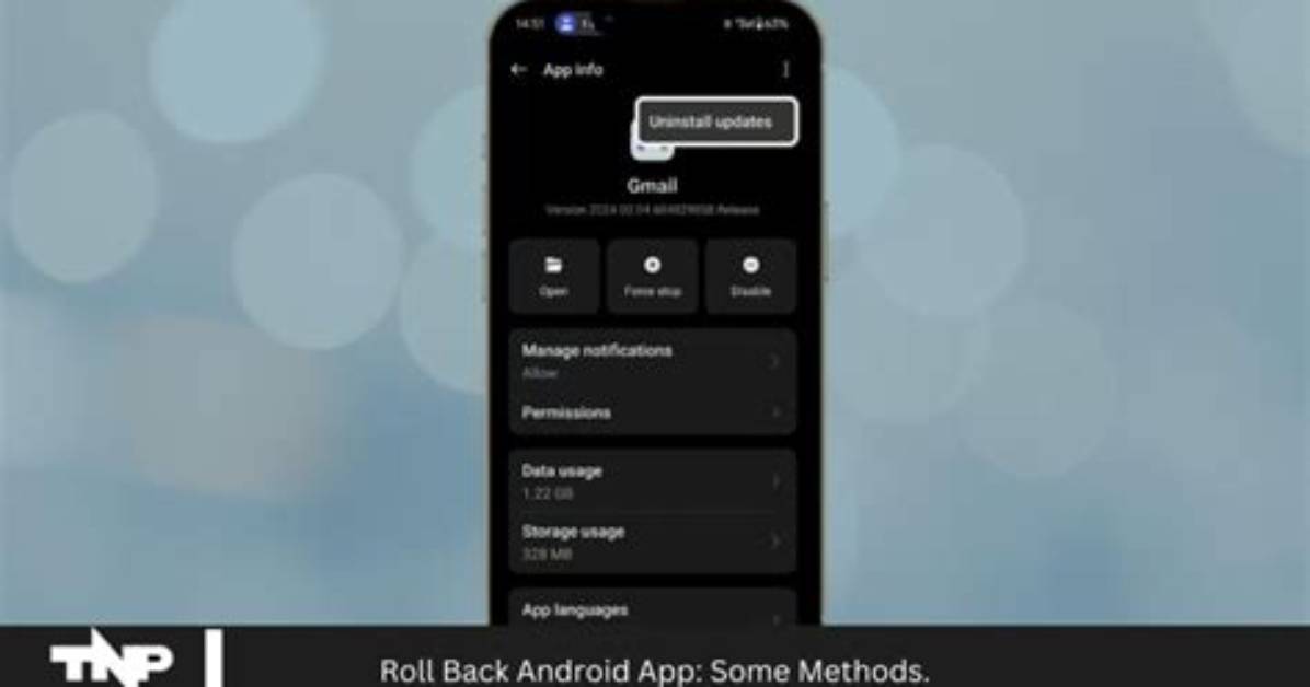 Quick Answer: How to Roll Back Android Version?