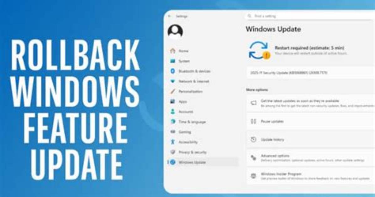 Quick Answer: How to Rollback to Windows 7?