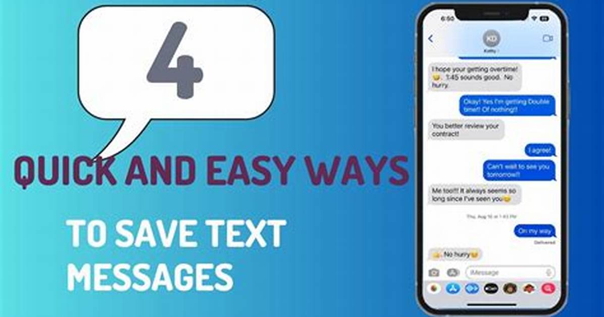 Quick Answer: How to Save Text Messages to Computer from Android?