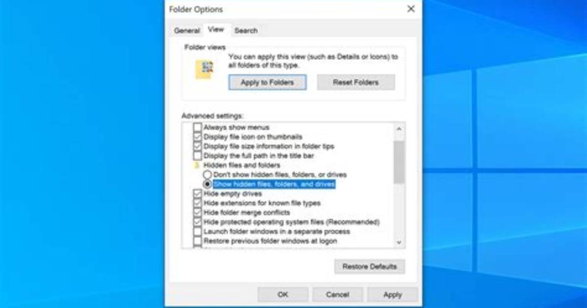 Quick Answer: How to See Hidden Files Windows 10?