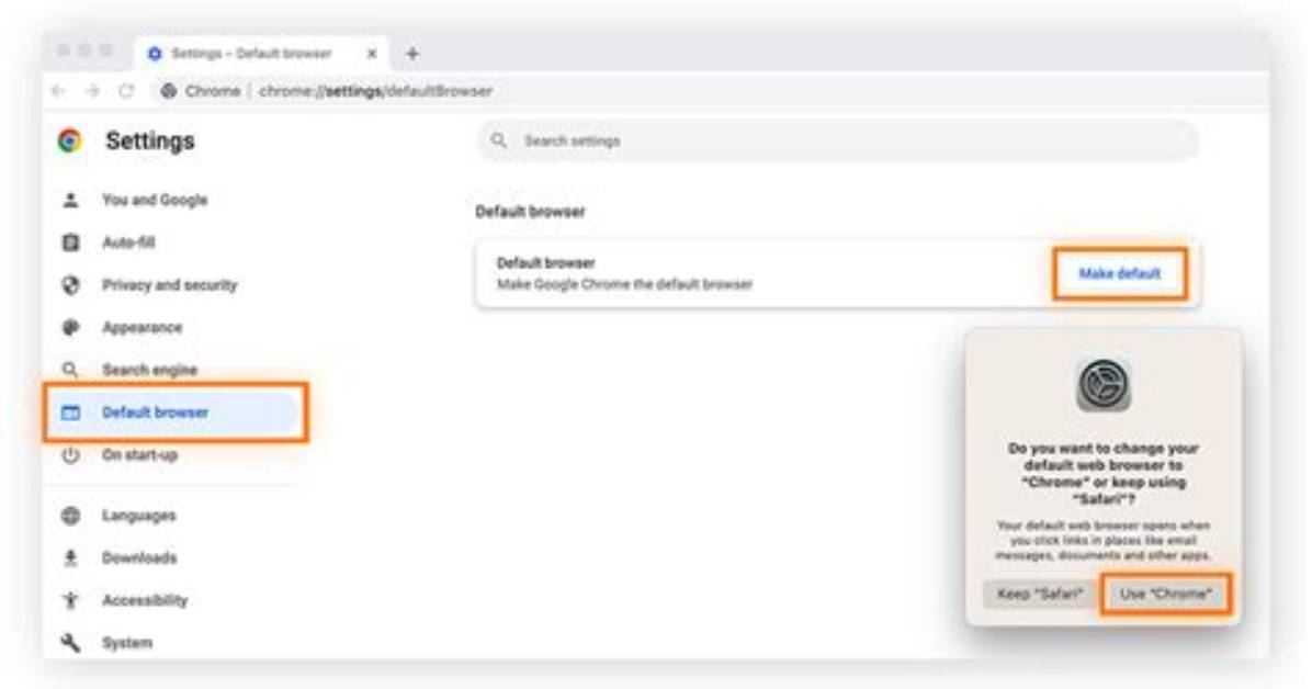 Quick Answer: How to Set Default Browser Windows 7?
