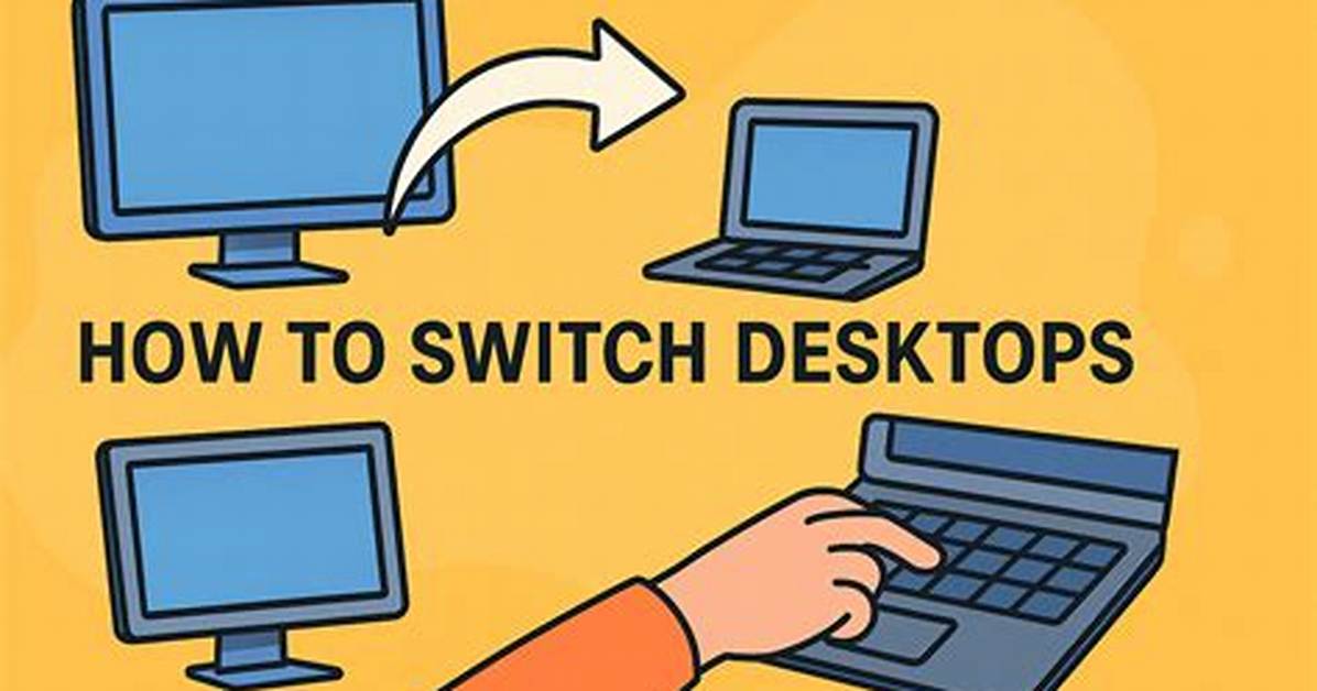 Quick Answer: How to Switch Desktops on Windows 10?