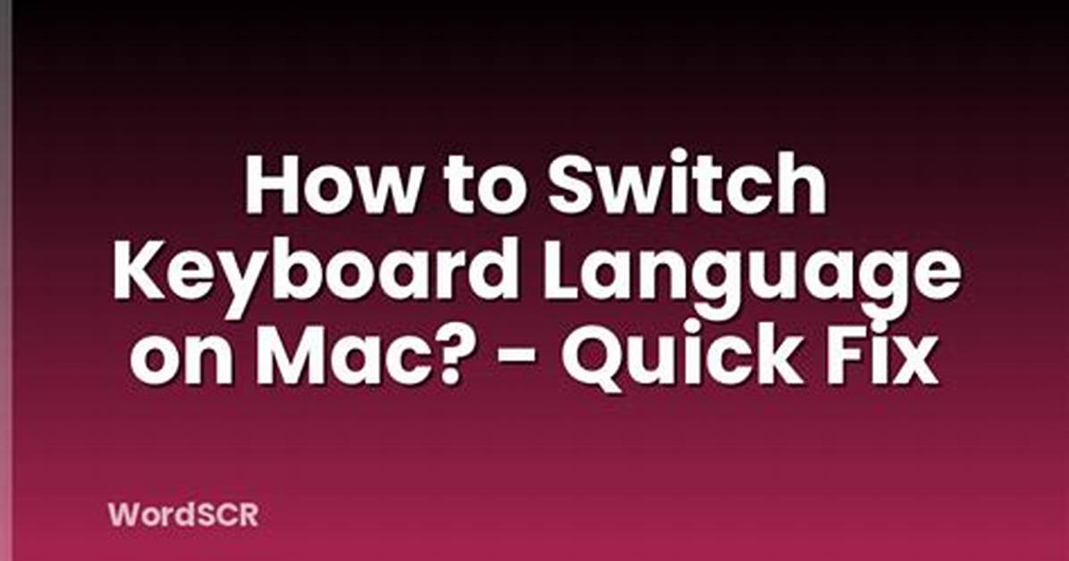 Quick Answer: How to Switch Language on Windows?