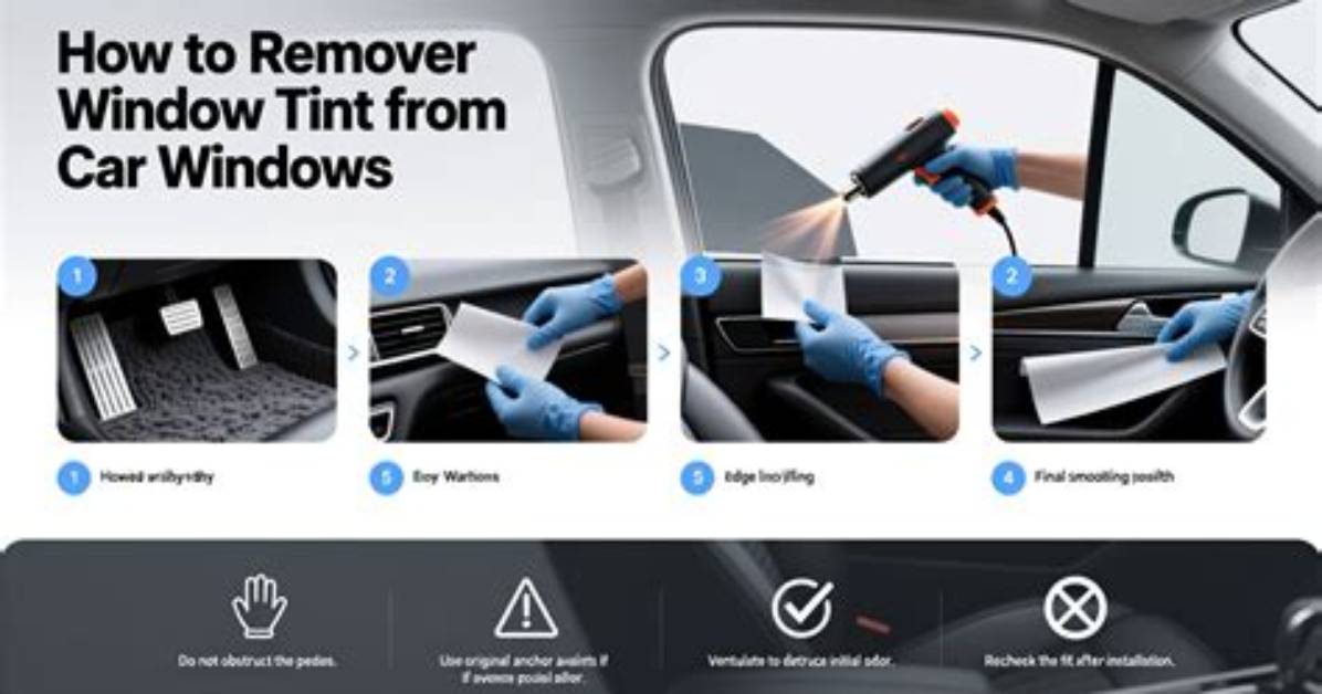 Quick Answer: How to Take Tint off Car Windows?