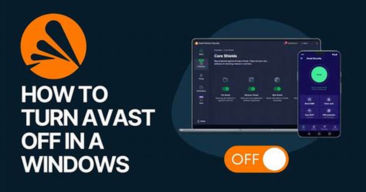 Quick Answer: How to Turn off Avast Windows 10?