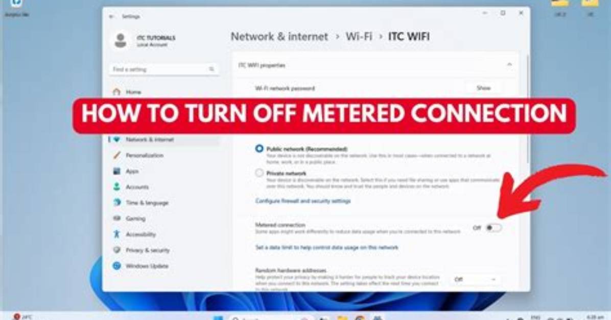 Quick Answer: How to Turn off Metered Connection Windows 10?
