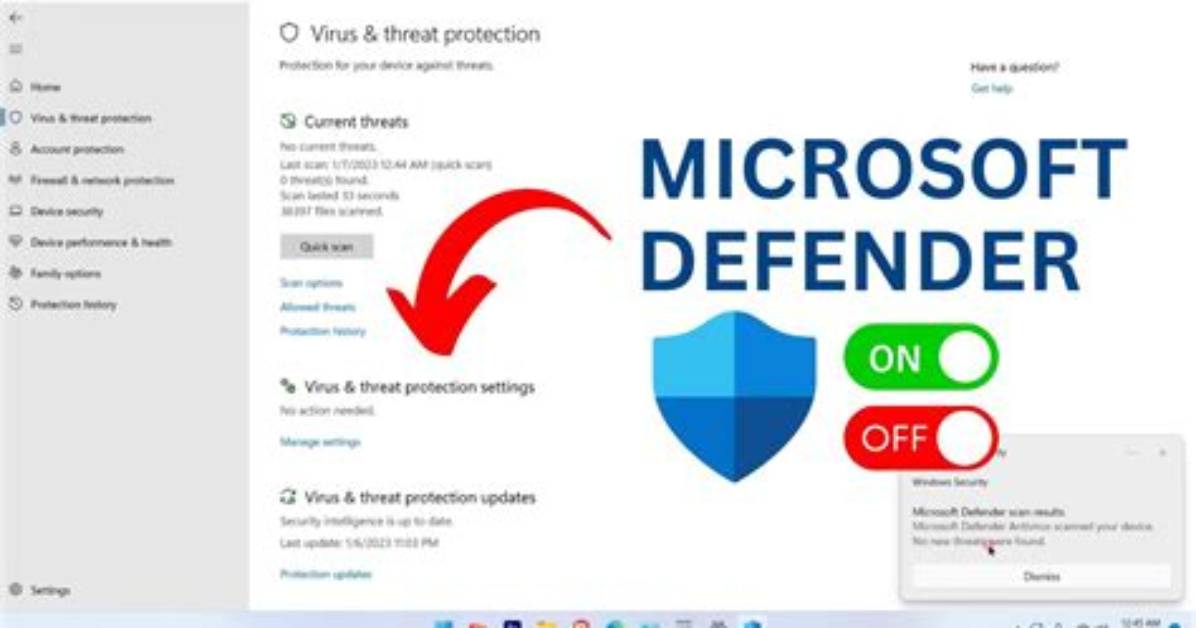 Quick Answer: How to Turn Windows Defender off Windows 10?