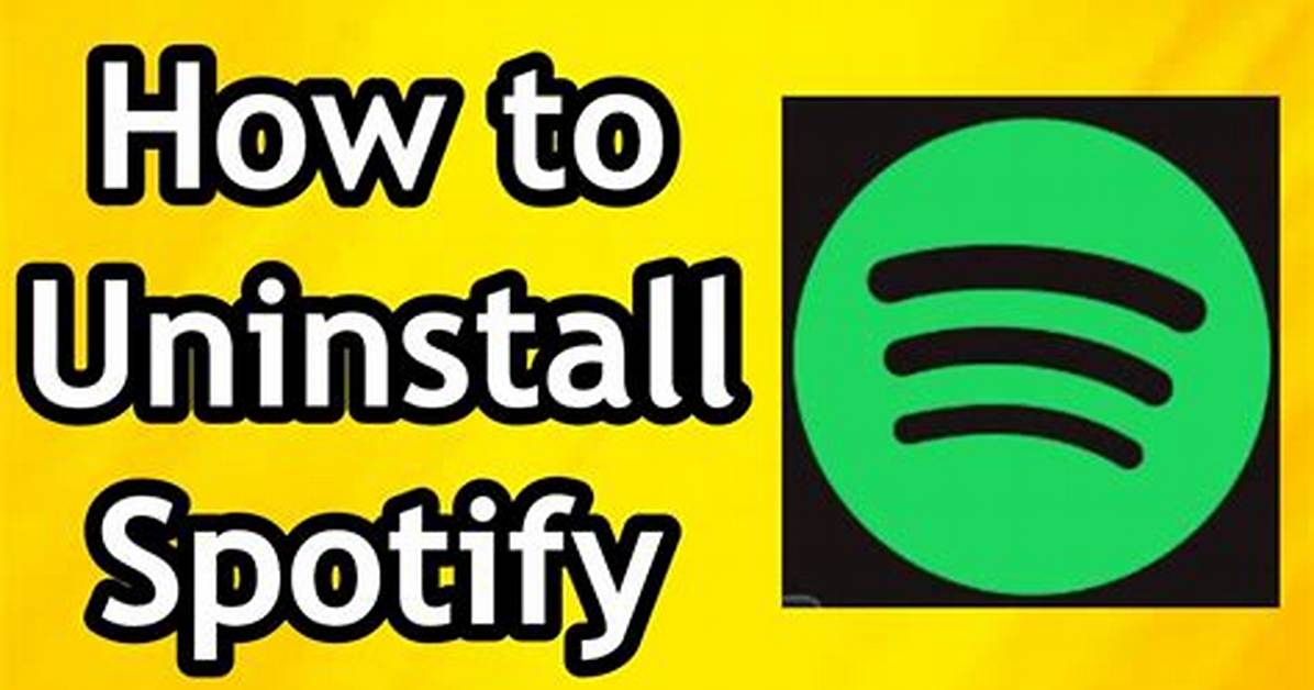 Quick Answer: How to Uninstall Spotify on Windows?