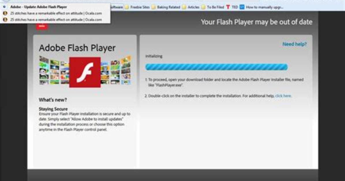 Quick Answer: How to Update Flash Player on Windows 10?