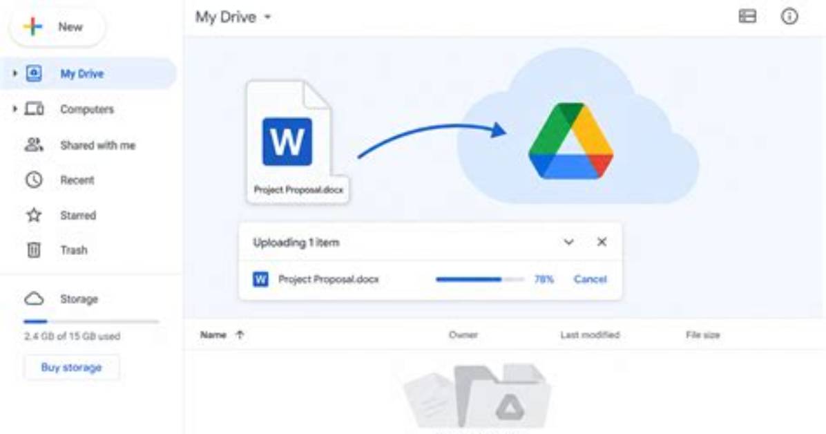 Quick Answer: How to Upload to Google Drive from Android?