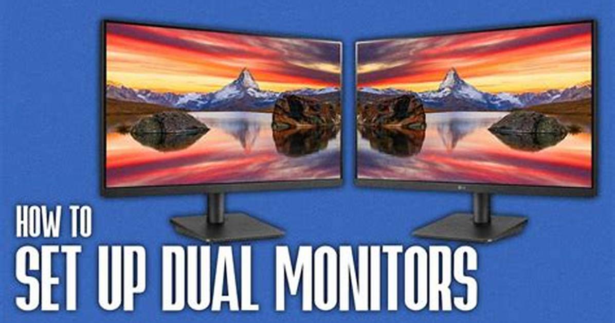 Quick Answer: How to Use Dual Monitors Windows 10?