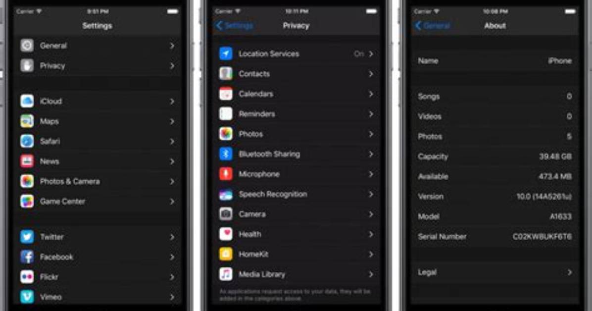 Quick Answer: Ios 10 Dark Mode How to?
