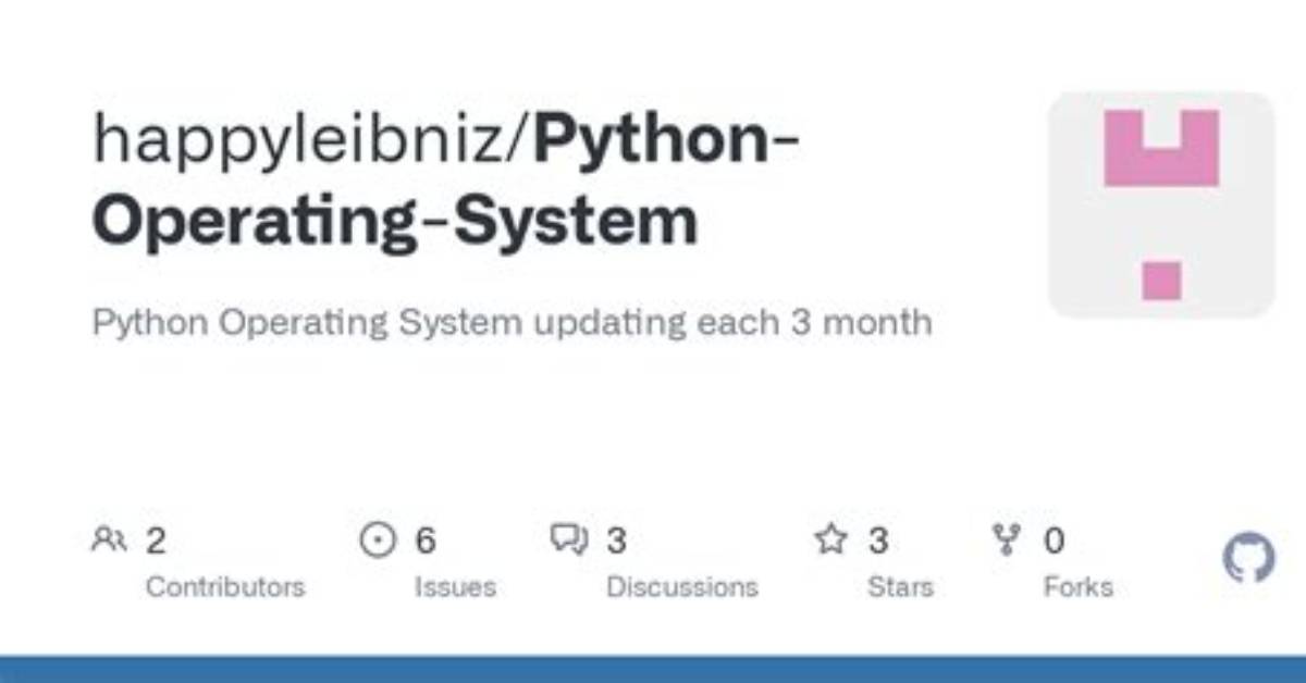 Quick Answer: Is Python a Operating System?