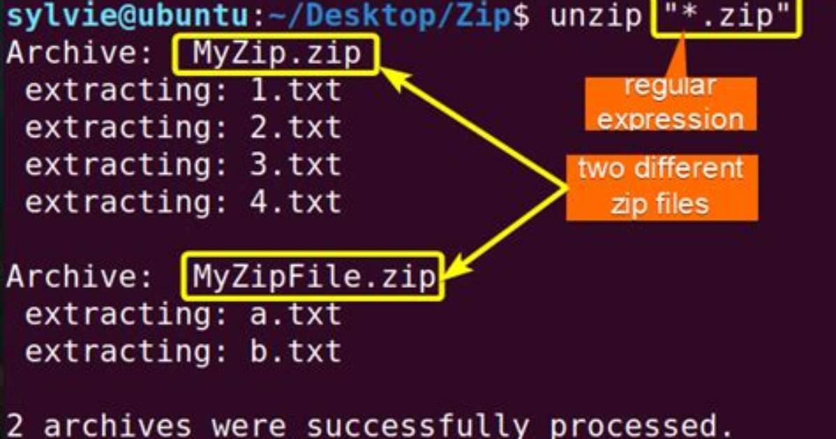 Quick Answer: Linux How to Unzip?