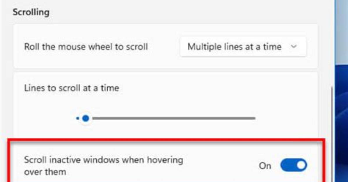 Quick Answer: Scroll Inactive Windows When I Hover over Them?