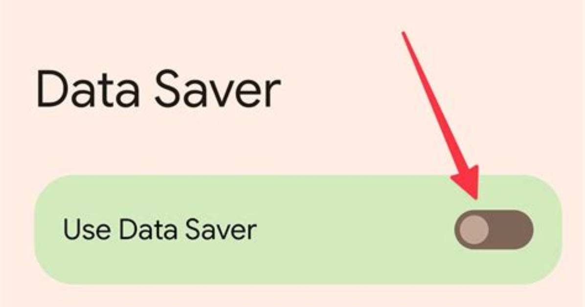 Quick Answer: What Does Data Saver Do on Android?