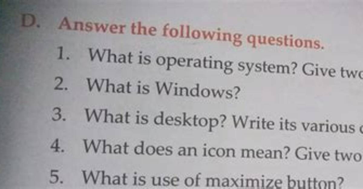 Quick Answer: What Does Operating System Mean?
