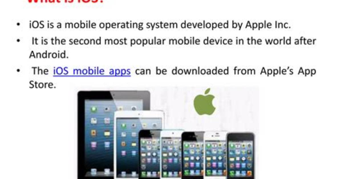 Quick Answer: What Is Ios Operating System?