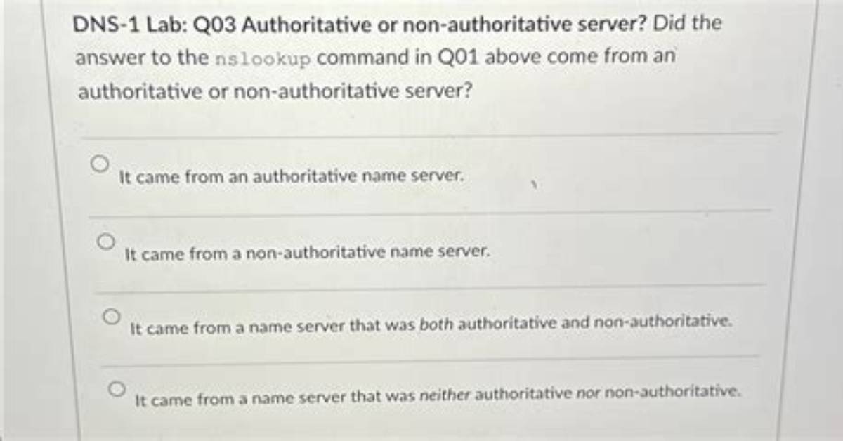 Quick Answer: What Is Name Server in Linux?