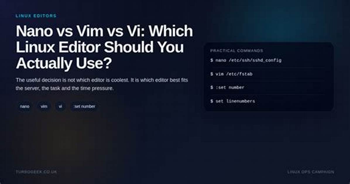 Quick Answer: What Is Nano in Linux?
