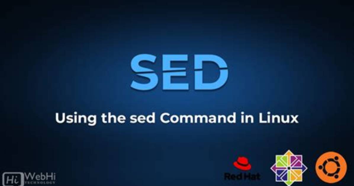 Quick Answer: What Is Sed Command in Linux with Example?