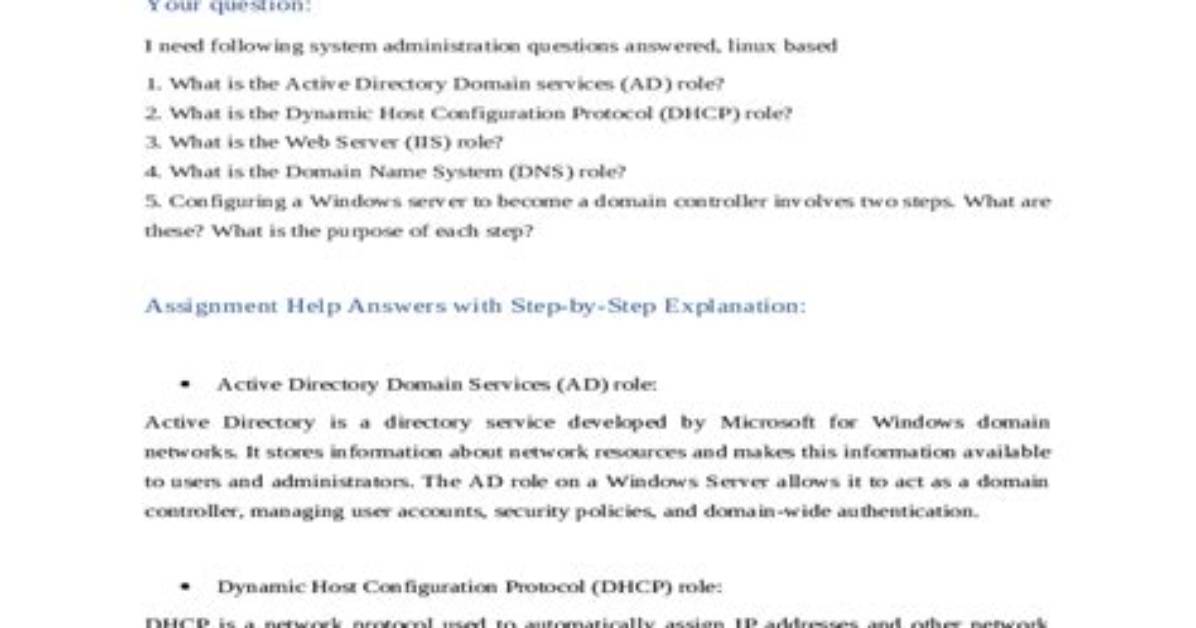 Quick Answer: What Is Windows Server?