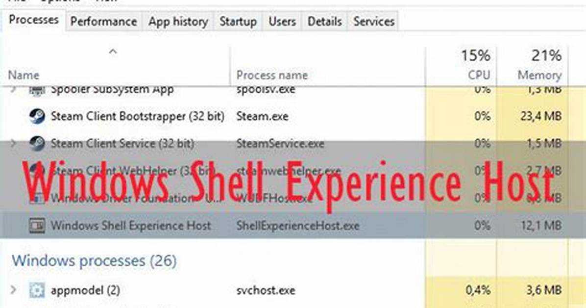 Quick Answer: What Is Windows Shell Experience Host?