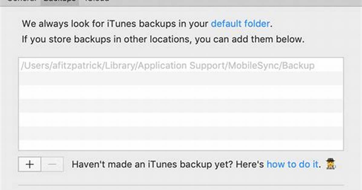 Quick Answer: Where Does Itunes Store Backups Windows 10?