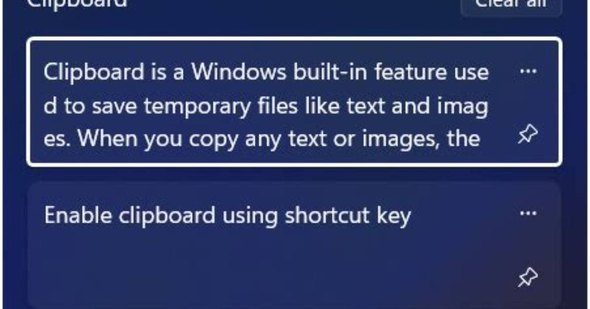 Quick Answer: Where Is Clipboard on Windows?