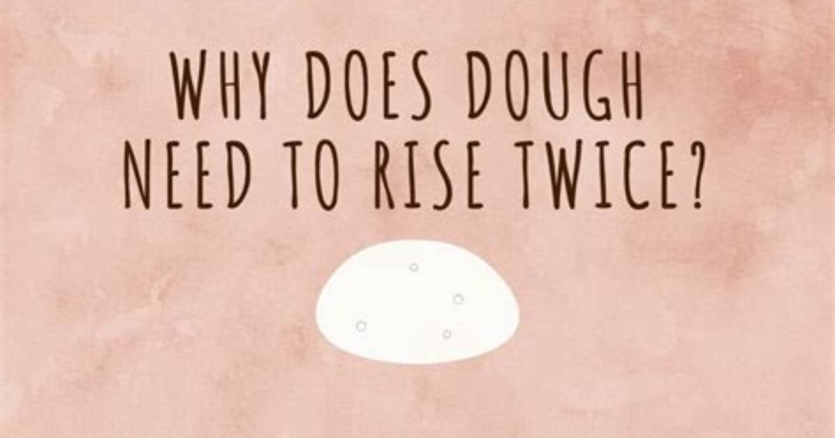 Quick Answer: Why Does Dough Need to Rise Twice