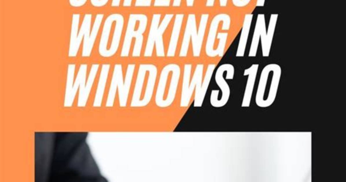 Quick Answer: Why Is My Print Screen Not Working Windows 10?