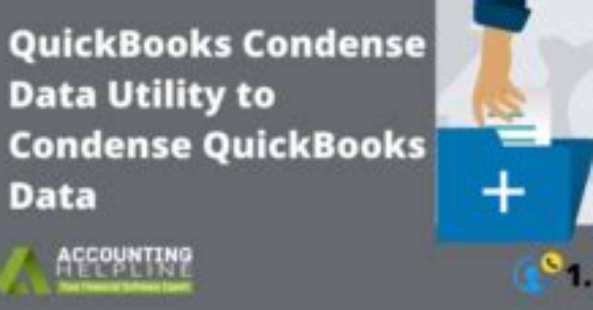 Quickbooks Condense Data - How to Discuss
